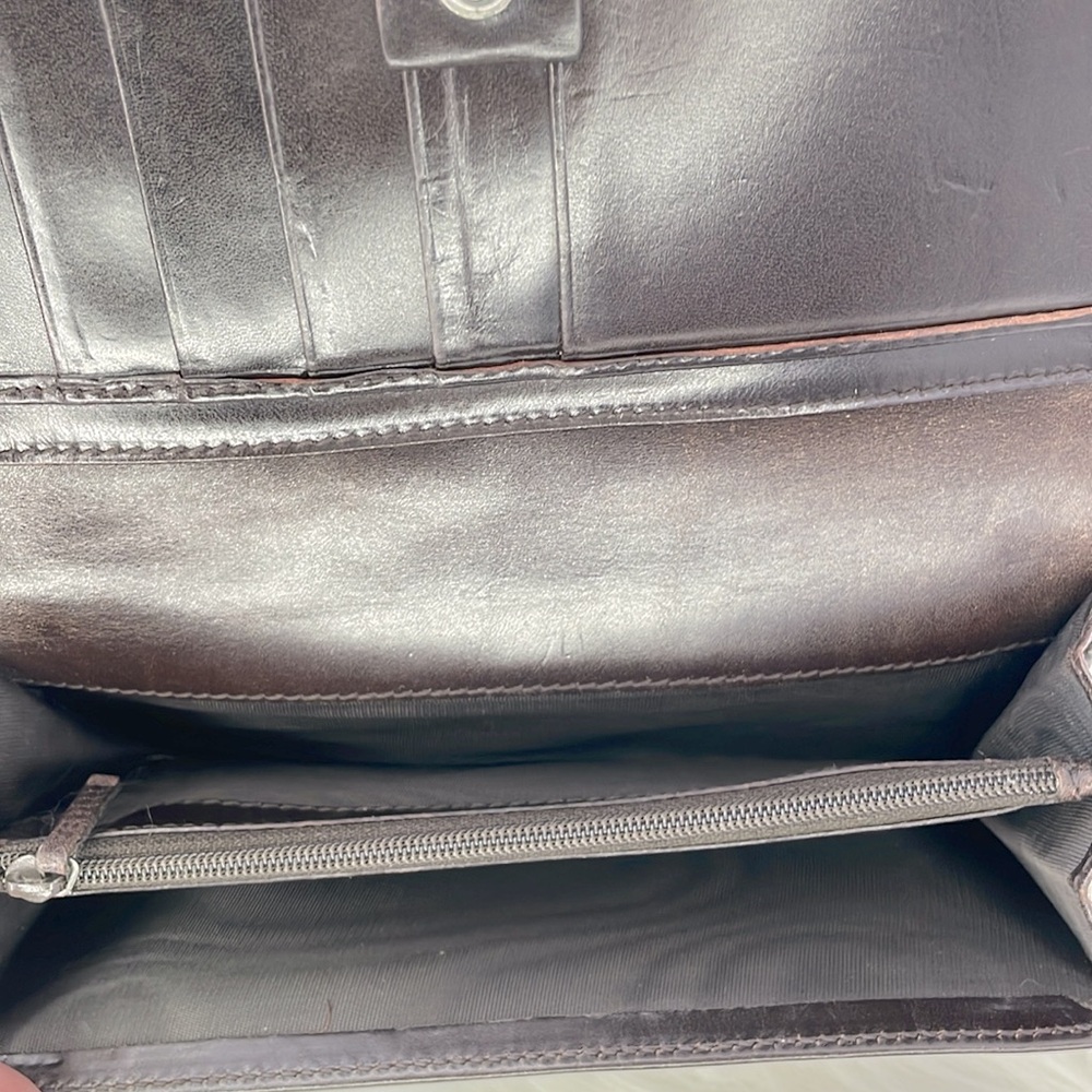 Gucci Monogram Canvas Long Fold Wallet - Picture 9 of 16